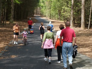 Smith School Greenway on Mother's Day 2012