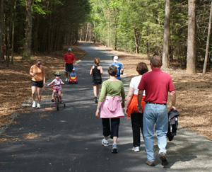 Smith School Greenway on Mother's Day 2012