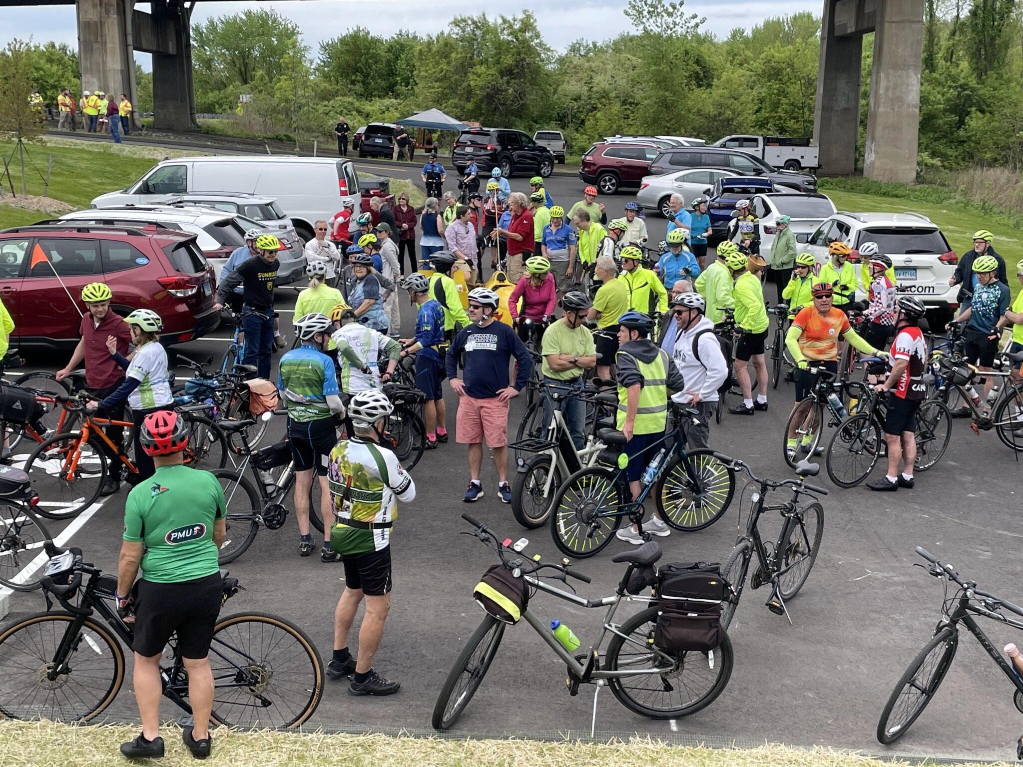 Putnam Bridge Trail Grand Opening Bike Walk Glastonbury